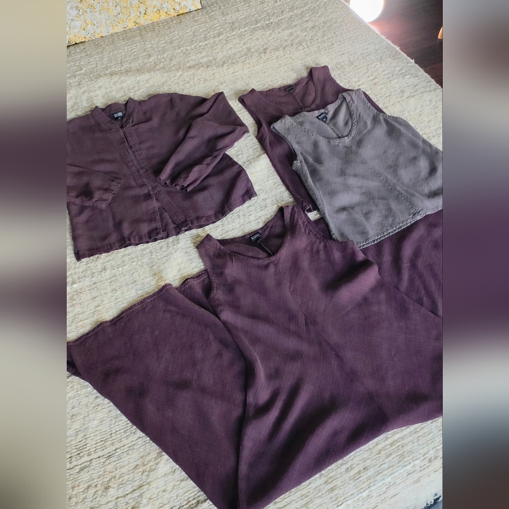 4 Piece Collection | Eileen Fisher Linen Blend - Picture 1 of 6